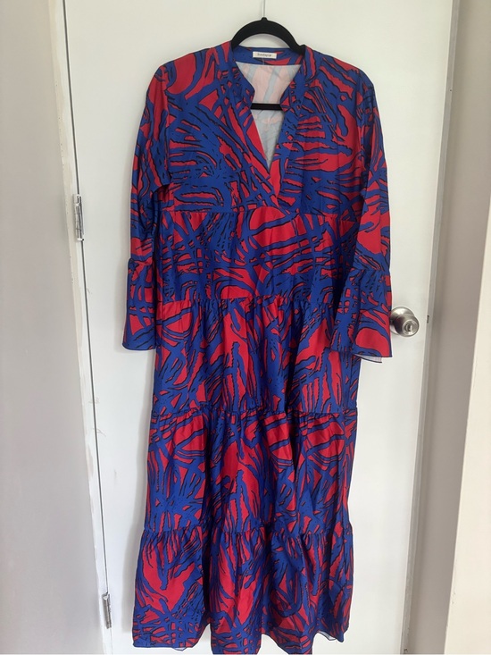 Sea New York Dresses & Skirts - Red and Blue Maxi Dress